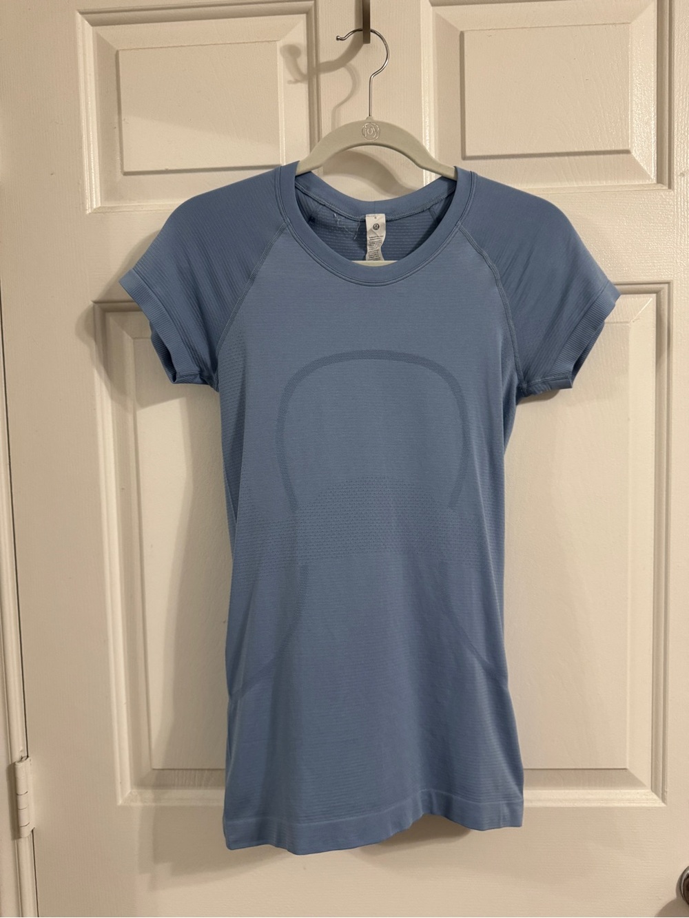 lululemon athletica Light Blue Short Sleeve Performance Tee